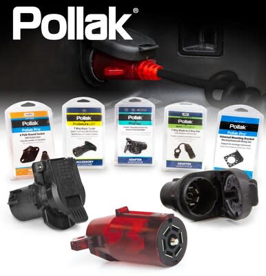 The Pollak® line of precision-engineered Trailer Connectors, Adapters, extensions and accessories has been specifically designed for towing with light-duty and medium-duty trucks and SUVs.