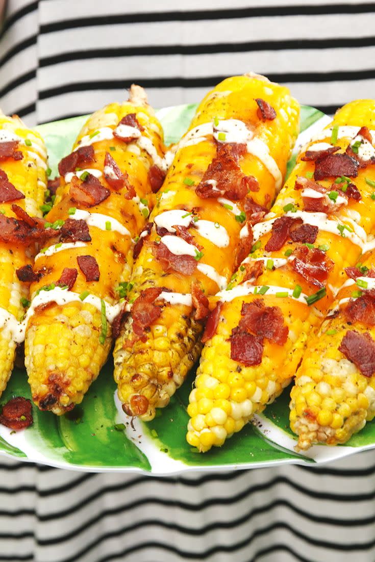 <p>When corn lives its best life.</p><p>Get the recipe from <a href="https://www.delish.com/cooking/recipe-ideas/recipes/a53186/cheddar-bacon-ranch-corn-recipe/" rel="nofollow noopener" target="_blank" data-ylk="slk:Delish;elm:context_link;itc:0;sec:content-canvas" class="link ">Delish</a>.</p>