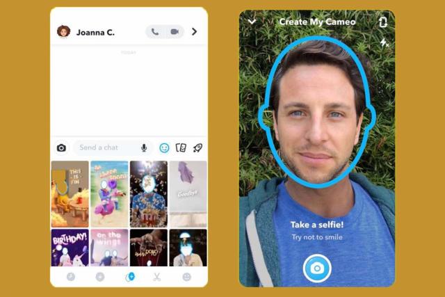 Snapchat Cameos lets you insert your face into a GIF