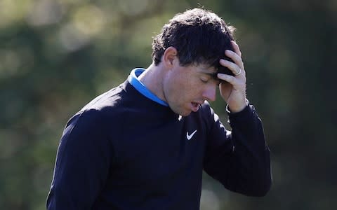 Rory McIlroy could only manage a 76 that left him 11 shots off the pace - Credit: ACTION IMAGES