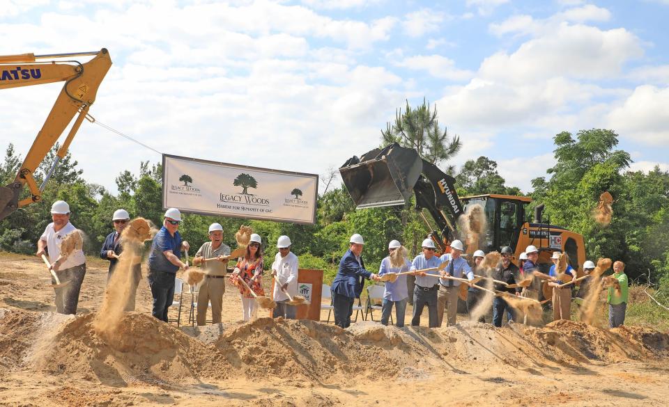 Friday morning marked the start of something big for Habitat for Humanity of Greater Volusia County. The nonprofit is about to build its first large cluster of affordable homes on a vacant piece of property located north of LPGA Boulevard. There will be eight single-family homes and 16 duplexes.