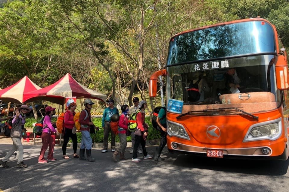 太魯閣春節免費遊園專車(太管處資料照)