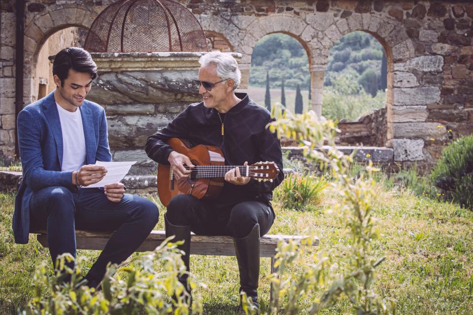 In "The Journey," Andrea Bocelli travels from Rome to his Italian hometown via horseback. He's joined by friends and family, including his son Matteo.