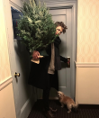 <p>“My everything,” Hudgens wrote alongside a snapshot of her boyfriend, Austin Butler, bringing home their little tree. Dog Darla made it into the pic, too! (Photo: <a rel="nofollow noopener" href="https://www.instagram.com/p/BcpMkFrjHQP/?hl=en&taken-by=vanessahudgens" target="_blank" data-ylk="slk:Vanessa Hudgens via Instagram;elm:context_link;itc:0;sec:content-canvas" class="link ">Vanessa Hudgens via Instagram</a>) </p>