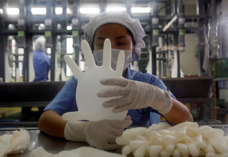 FILE PHOTO: Labour issues prompt U.S. bar on imports of Malaysia's Top Glove