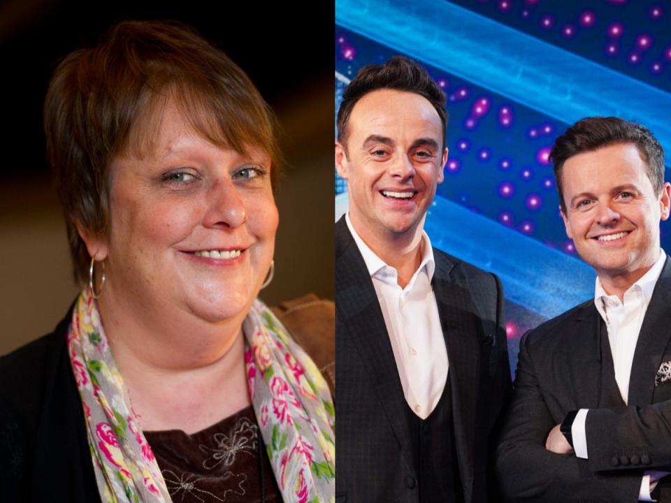 凯西·伯克 (Kathy Burke) 表示，她对安特·麦克帕特林 (Ant McPartlin) 和德克兰·唐纳利 (Declan Donnelly) “真的很生气”（盖蒂图片社/Shutterstock）