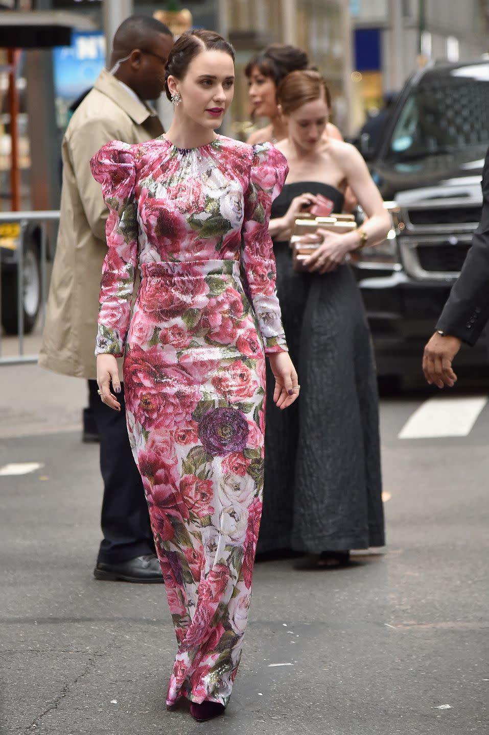 <p>The actress wore Dolce & Gabbana to the Tony Awards in New York.</p>