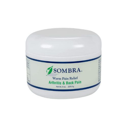 Sombra pain relieving gel against white background