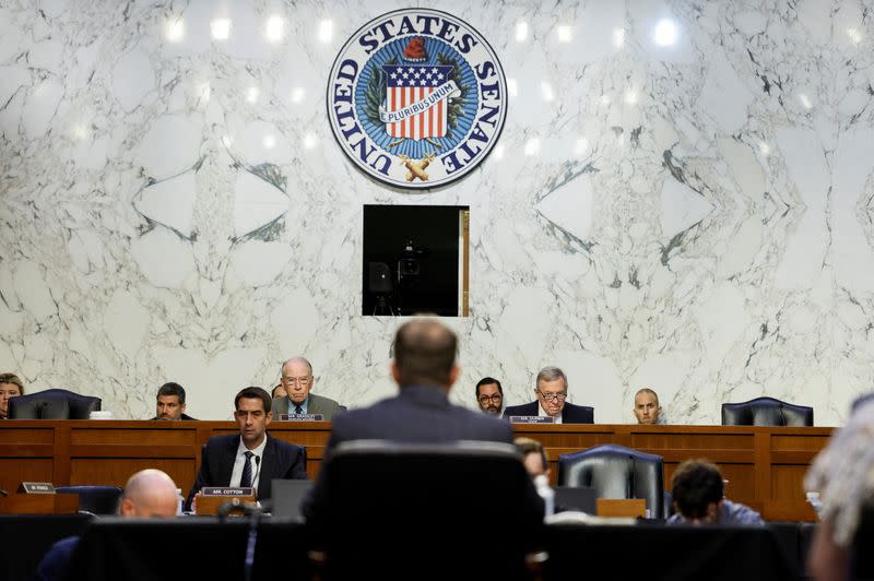 U.S. Senate Judiciary Committee holds hearing to discuss allegations from Twitter whistleblower Zatko on Capitol Hill in Washington