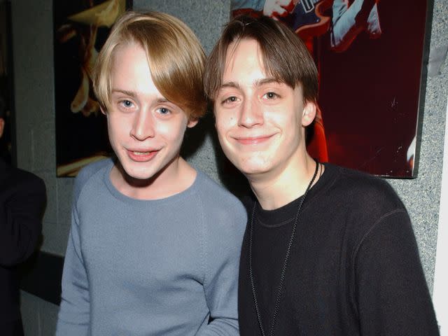 <p>KMazur/WireImage</p> Macaulay Culkin and Kieran Culkin during Michael Jackson 30th Anniversary Celebration at Madison Square Garden in New York City, New York.