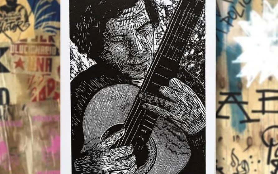 A mural of Victor Jara - Ben Jones