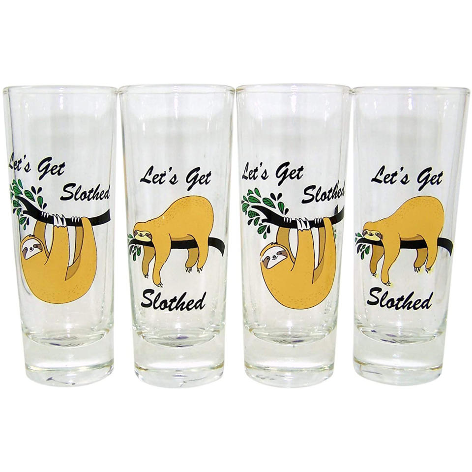 Let's Get Slothed Assorted Sloth Shot Glass