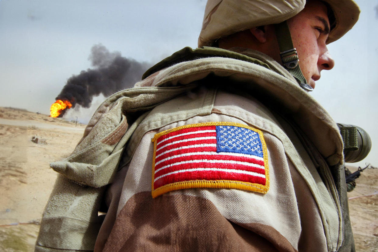US Soldier Iraq Mario Tama/Getty Images