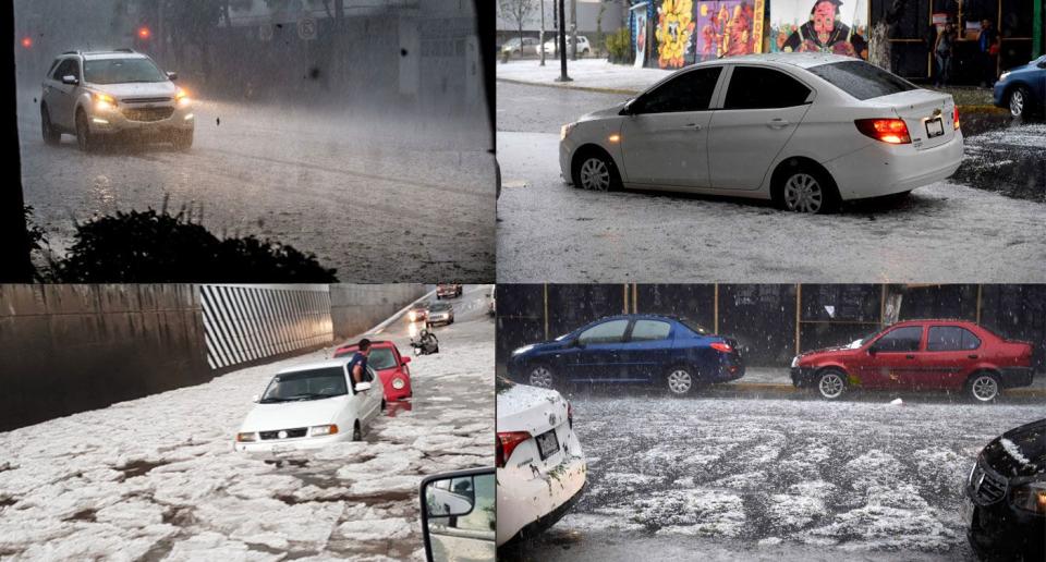 FOTOS | Granizo sorprende a la CDMX y Tlaxcala