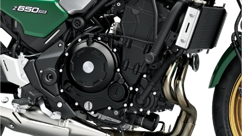 Kawasaki Z 650RS這次提供649c.c.並列雙缸水冷引擎，可以帶來62匹的最大馬力。(圖片來源/ Kawasaki)