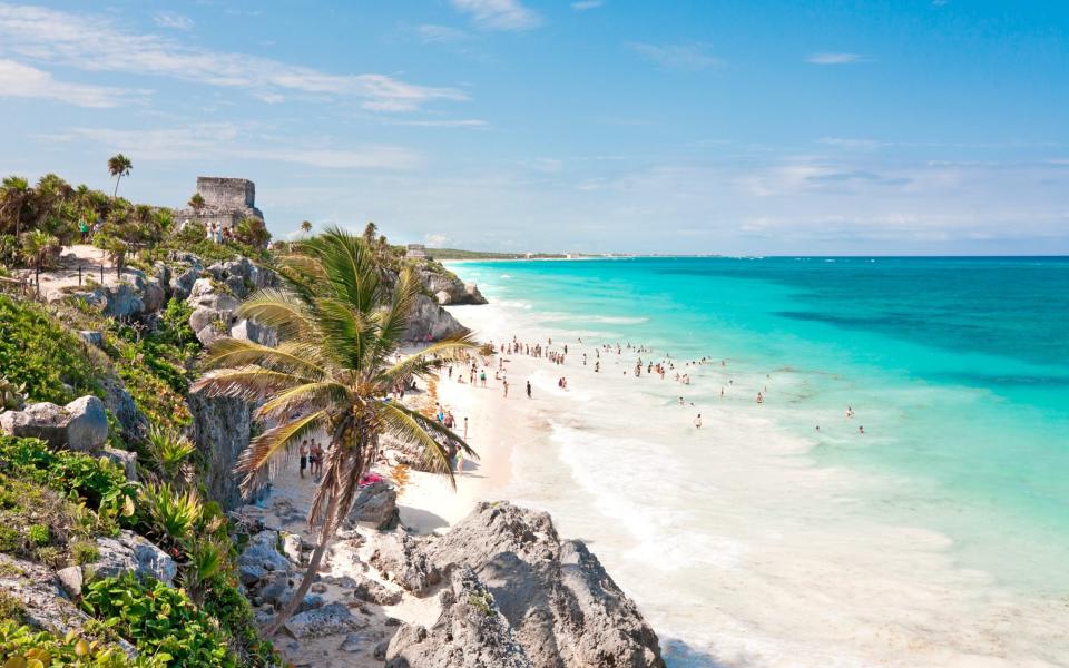 Tulum is not short of American tourists - Getty