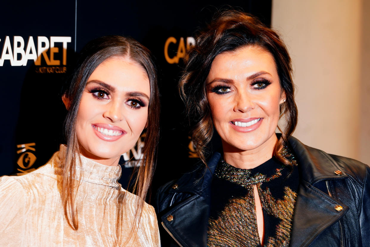 Emilie Cunliffeand Kym Marsh attending the gala performance for Cabaret