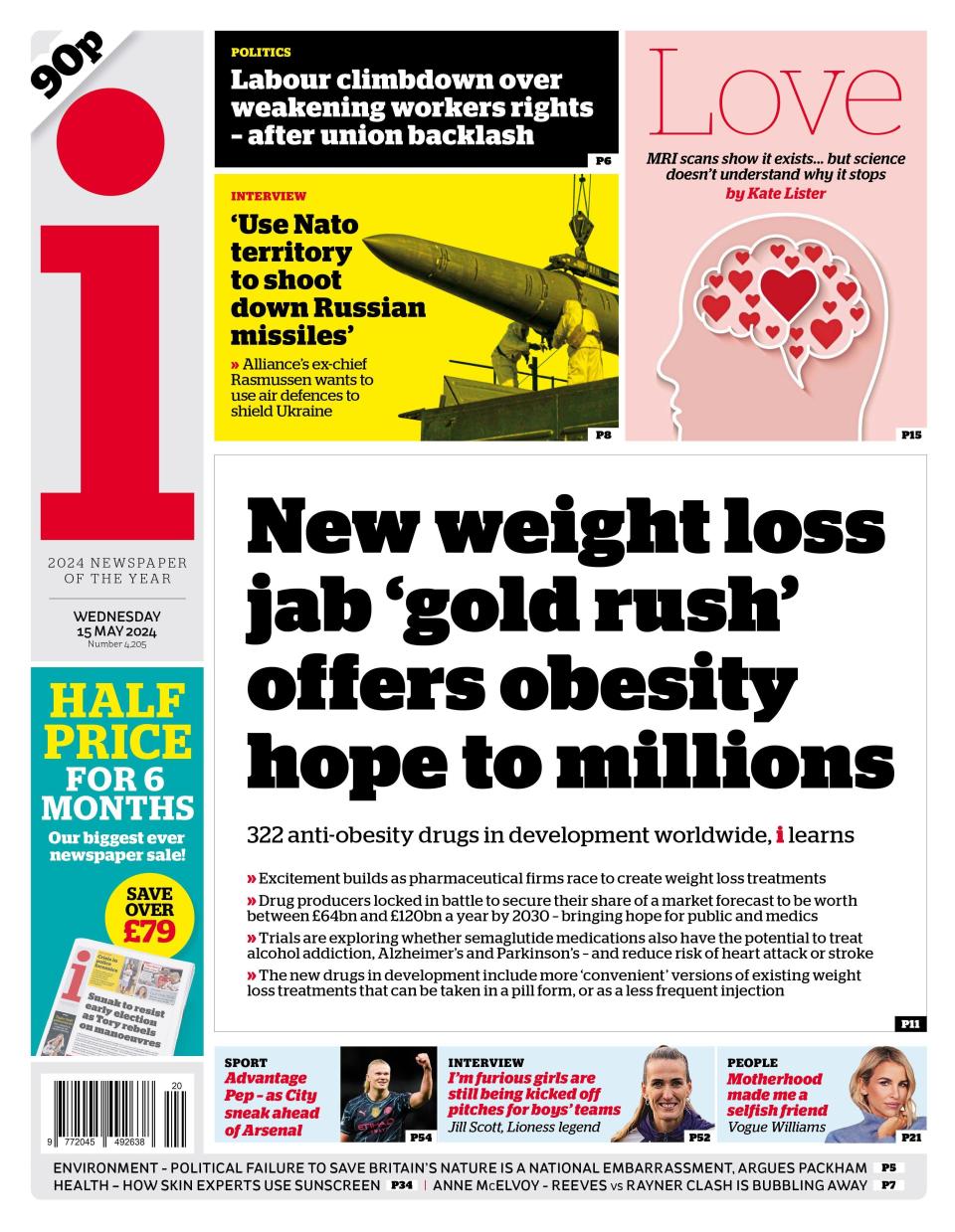 i news: Weight loss jab 'could reduce heart attack risk' as it is described as a gold rush