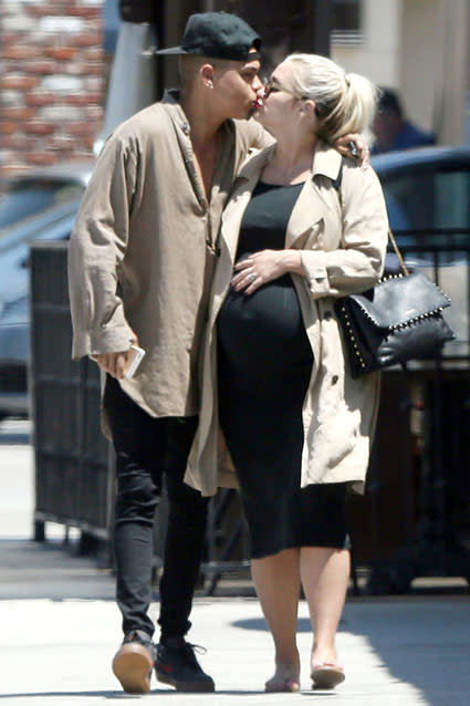 Ashlee Simpson is expected to give birth today! ET has learned that the singer is currently in a Los Angeles-area hospital. Ashlee's due date was scheduled for the end of July, so it looks like the newest Simpson princess is making her entrance right on time. <strong>MORE: Ashlee & Evan Expecting a Girl</strong> The baby girl will be the 30-year-old singer's second child -- she has a 6-year-old son, Bronx Mowgli, with her ex-husband, Fall Out Boy bassist Pete Wentz -- and the first for her 26-year-old husband Evan Ross. Earlier this week, the happy couple was spotted shopping at a Bed, Bath and Beyond in L.A., and Ashlee definitely looked ready to pop! Miguel Aguilar/PacificCoastNews <strong>WATCH: 11 Baby Bumps to Keep an Eye on This Summer</strong> The soon-to-be first-time dad has been posting up a storm this week, sharing photos from his gorgeous wedding to Ashlee last August. Time to get even more excited, Evan! Ashlee was one of the baby bumps we kept an eye on this summer. Find out which other celebs are expecting soon in the video below: