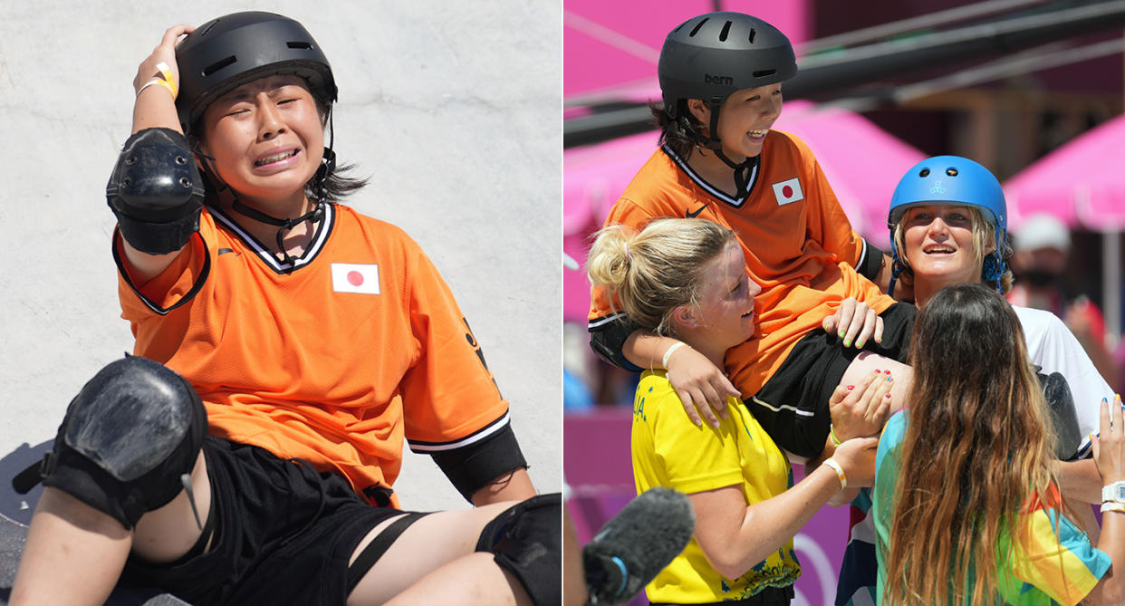 Misugu Okamoto, del euipo de skateboarding de Japón en Tokio 2020 | Fotos: Getty