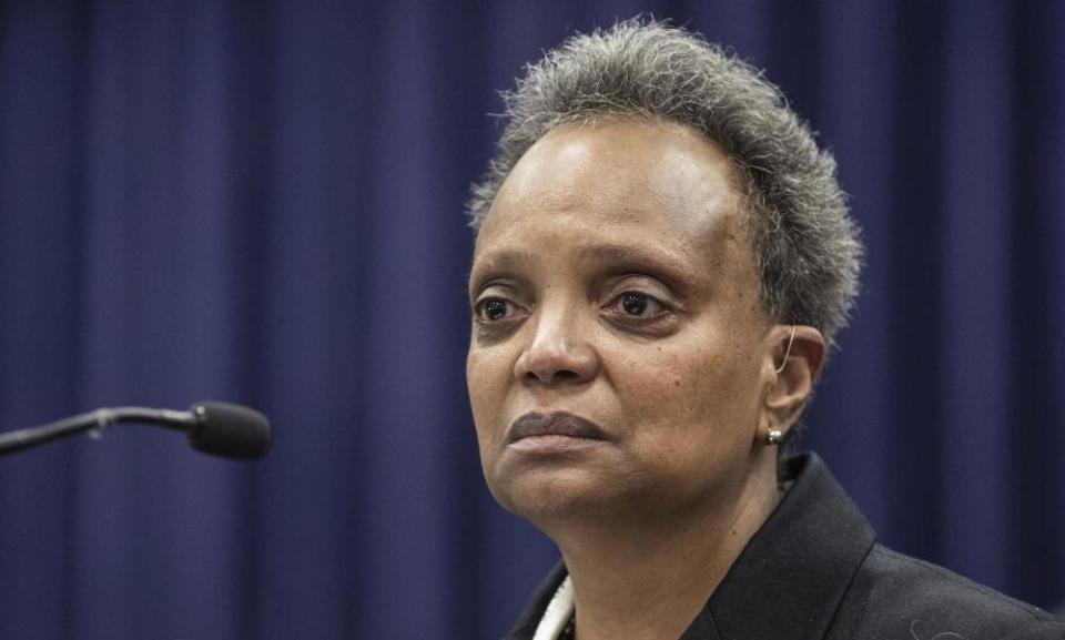 Lori Lightfoot in January 2022.