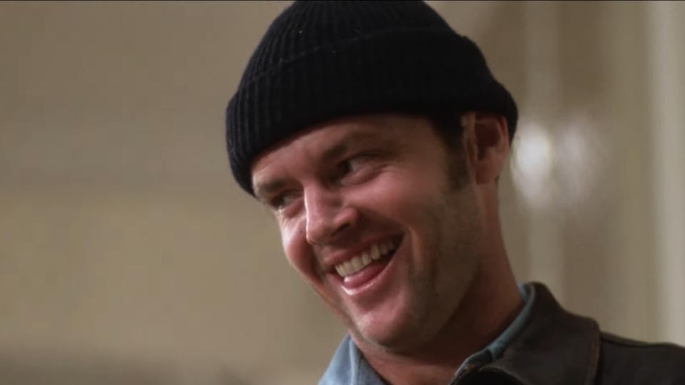 Jack Nicholson in One Flew Over the Cuckoo's Nest