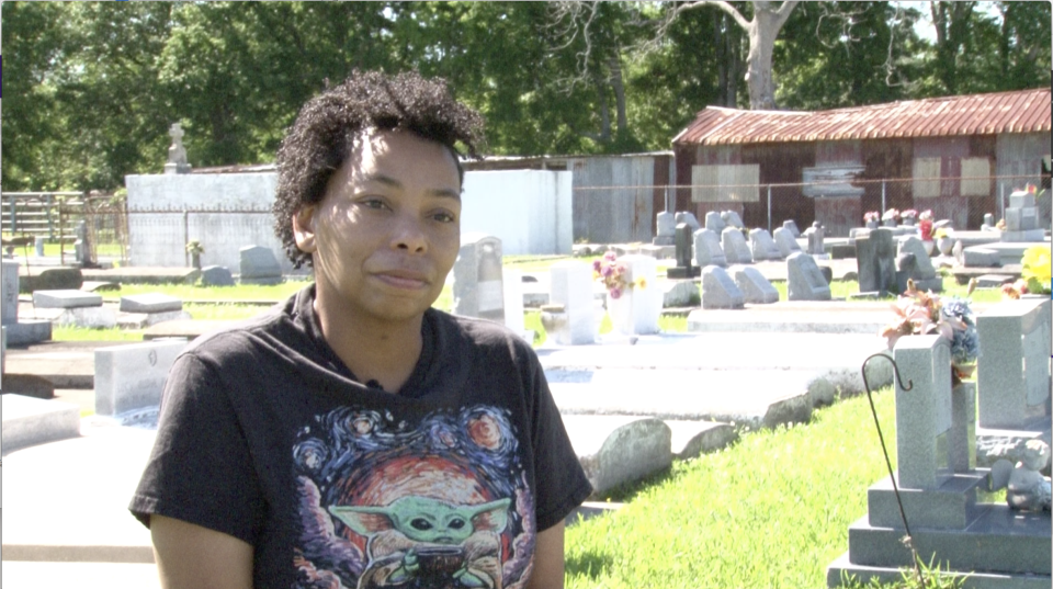 Jessica Tilson said Blacks and whites sit on separate sides of Immaculate Heart of Mary Church in Maringouin and are buried on separate sides in its cemetery.