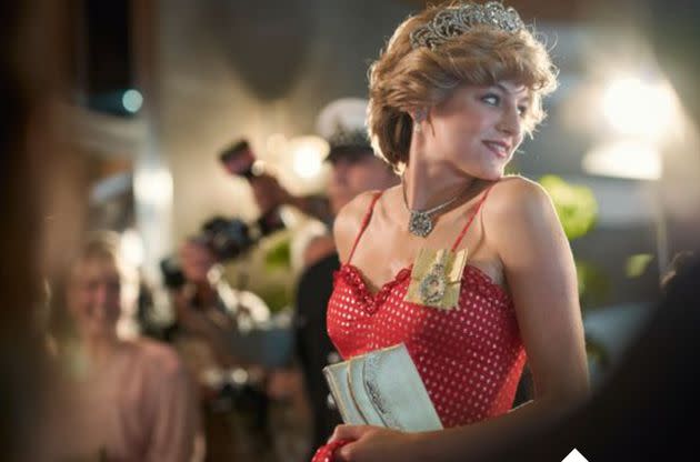 Emma Corrin as Diana, Princess of Wales in The Crown, season four (Photo: Netflix)