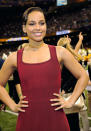 Alicia Keys attends the Pepsi Super Bowl XLVII Pregame Show at Mercedes-Benz Superdome on February 3, 2013 in New Orleans, Louisiana. (Photo by Kevin Mazur/WireImage)