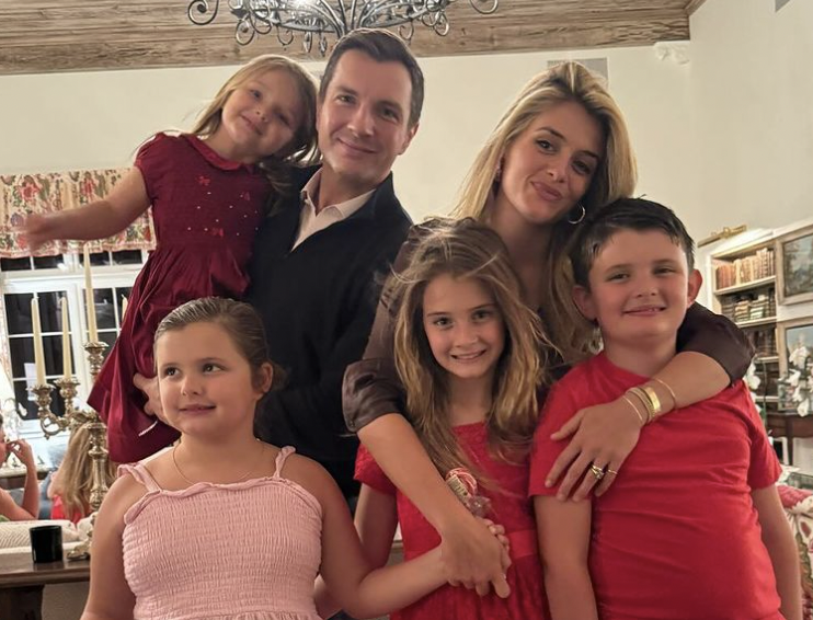 Daphne Oz with her family in 2024