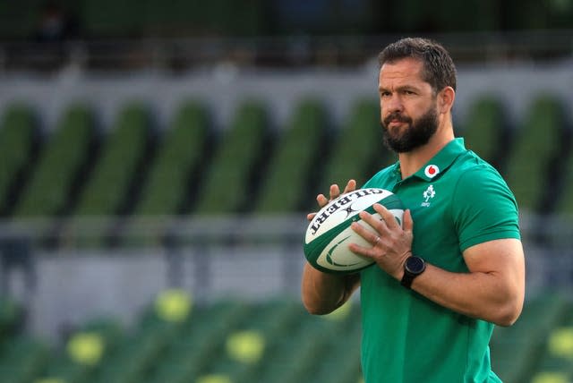 Ireland head coach Andy Farrell