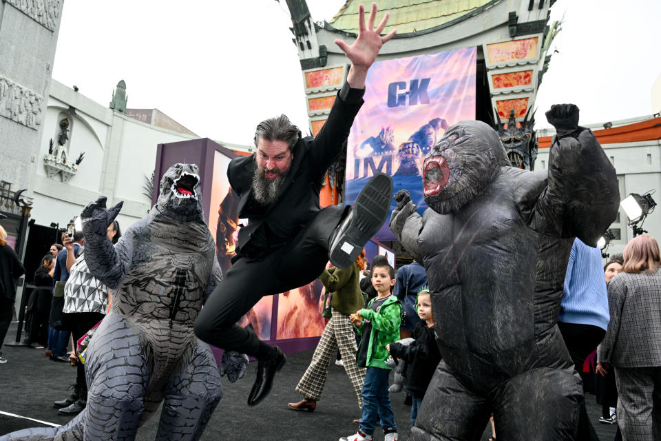 Adam Wingard at the world premiere of "Godzilla x Kong: The New Empire" held at TCL Chinese Theatre on March 25, 2024 in Los Angeles, California.