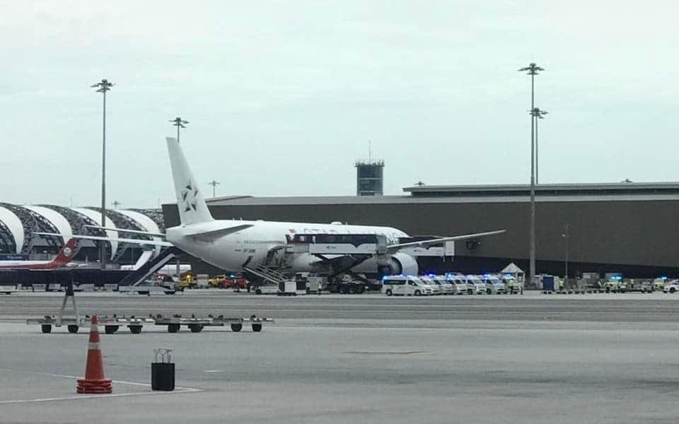 Flight SQ321 was diverted to the Suvarnabhumi International Airport in Bangkok