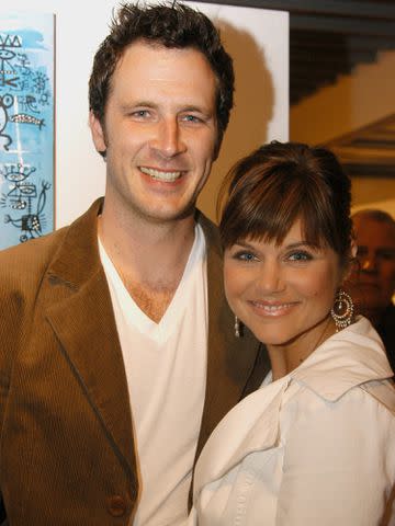 <p>Rebecca Sapp/WireImage</p> Brady Smith and Tiffani-Amber Thiessen.