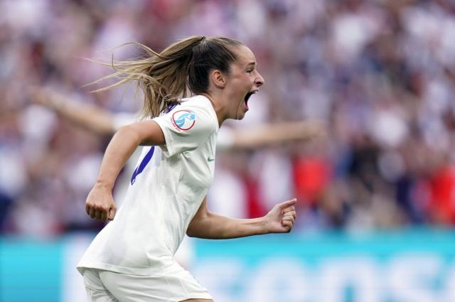 Ella Toone wearing the new England Away kit for the #FIFAWWC2023