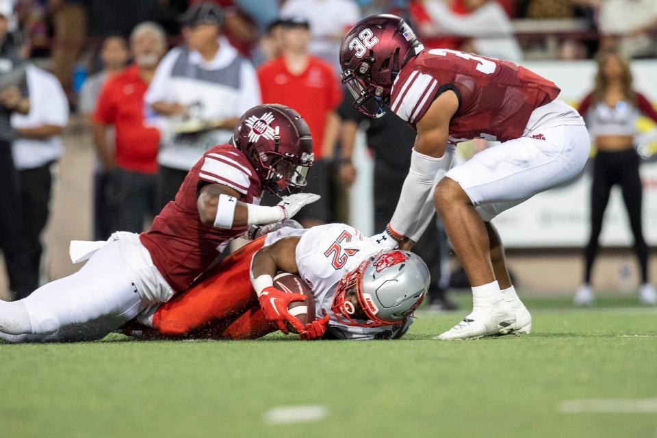 New Mexico State Film Room Defense shut down UNM, offense made enough