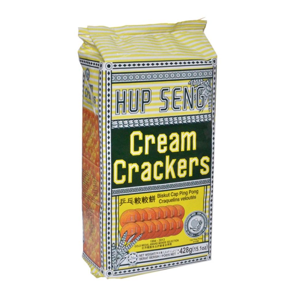 Hup Seng Cream Crackers 428g Snack - PMXD. (Photo: Shopee SG)