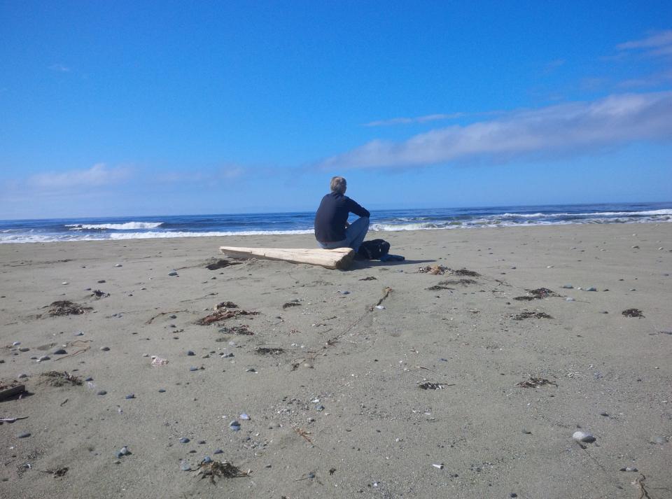 Barry Rueger looking out over the Pacific Ocean on Vancouver Island in&nbsp;Ucluelet, British Columbia.&nbsp; (Photo: Courtesy of Barry Rueger)