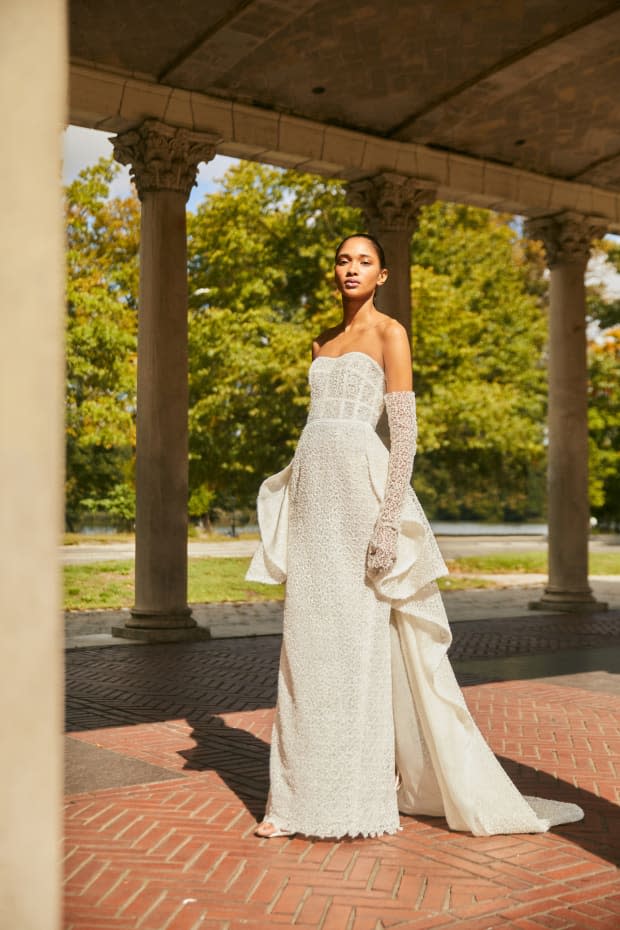 <p>A look from the Francesca Miranda Fall 2023 bridal collection.</p><p>Photo: Courtesy of Francesca Miranda</p>