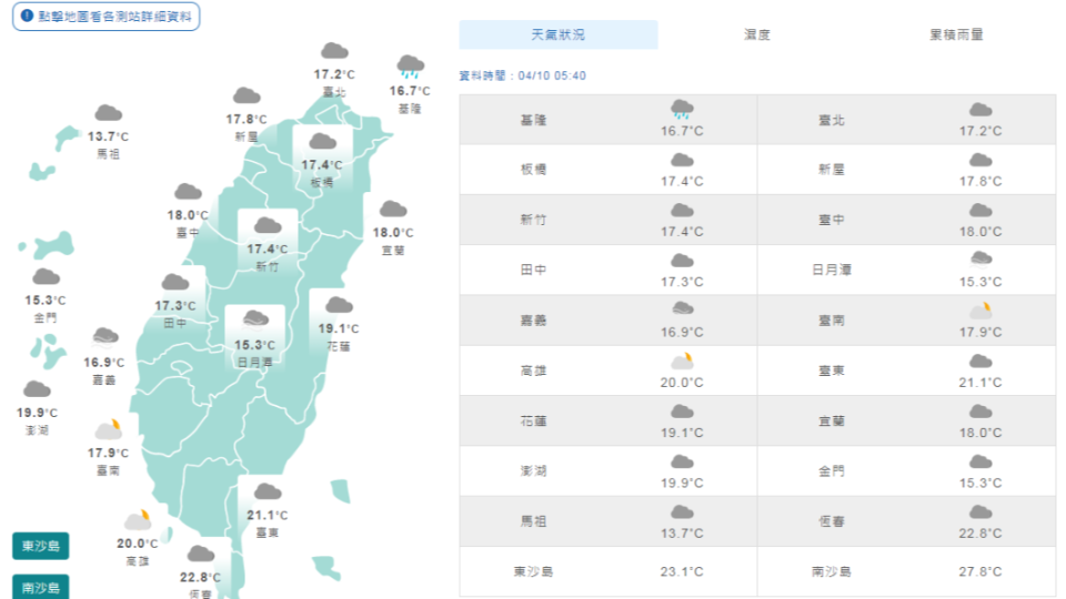 圖／中央氣象局