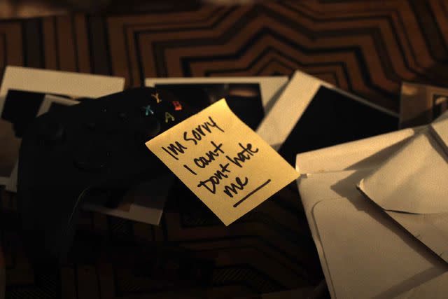 <p>Selena Gomez/YouTube</p> The "Post-it" in Selena Gomez's music video for "Single Soon"