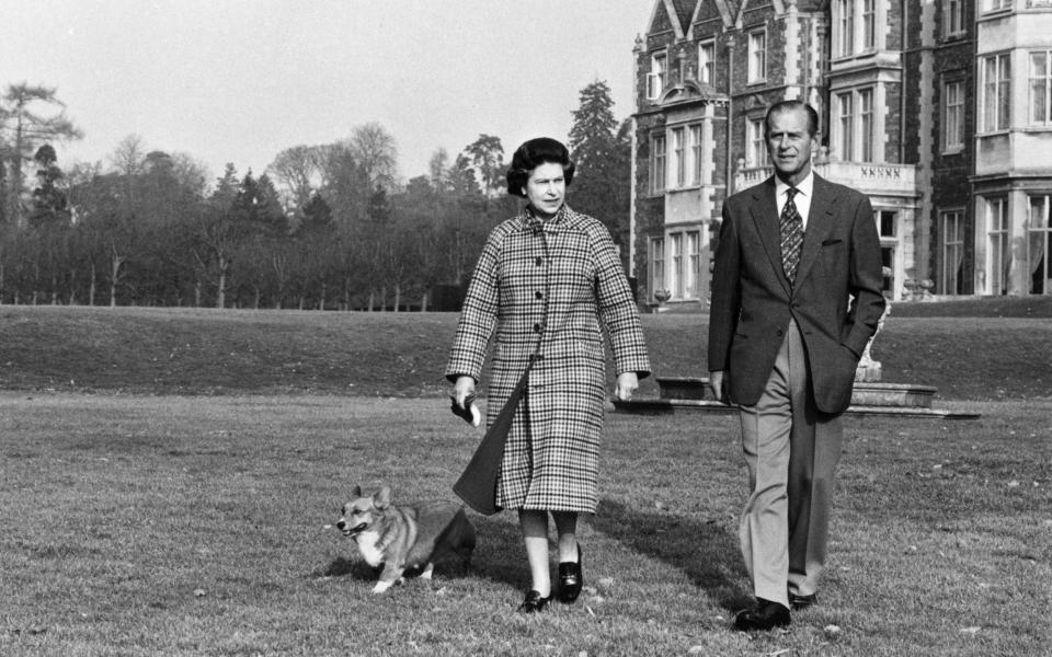 The Queen on the 30th anniversary of her reign, with the Duke of Edinburgh on their estate at Sandringham, Norfolk. 4th February 1982 - Hulton Royals Collection 