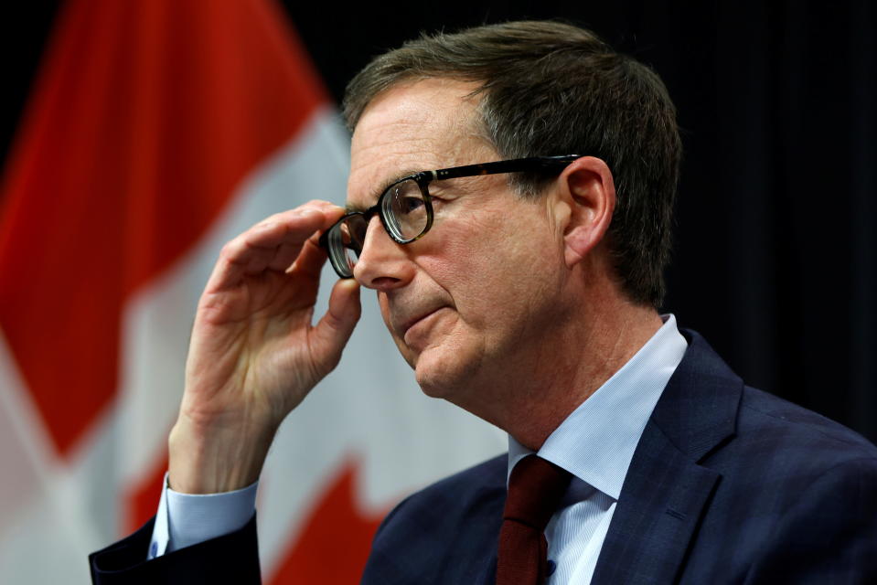 Bank of Canada Governor Tiff Macklem takes part in a news conference in Ottawa, Ontario, Canada December 15, 2020. REUTERS/Blair Gable