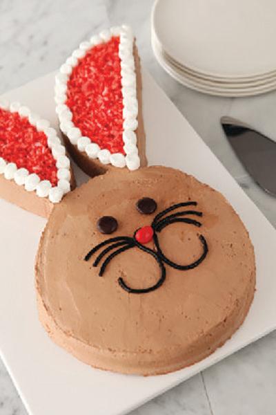 Chocolate Pudding Bunny Cake