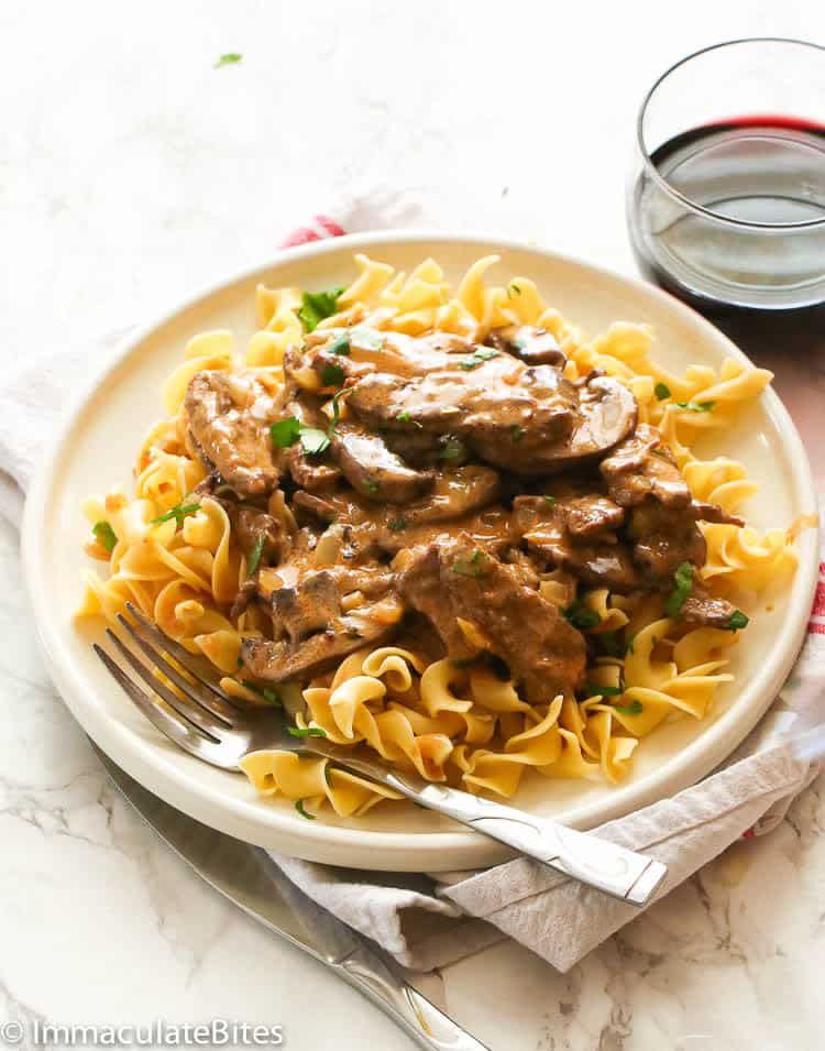 Beef Stroganoff