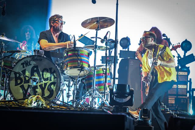 <p> Giorgio Viera/AFP via Getty</p> The Black Keys performing.