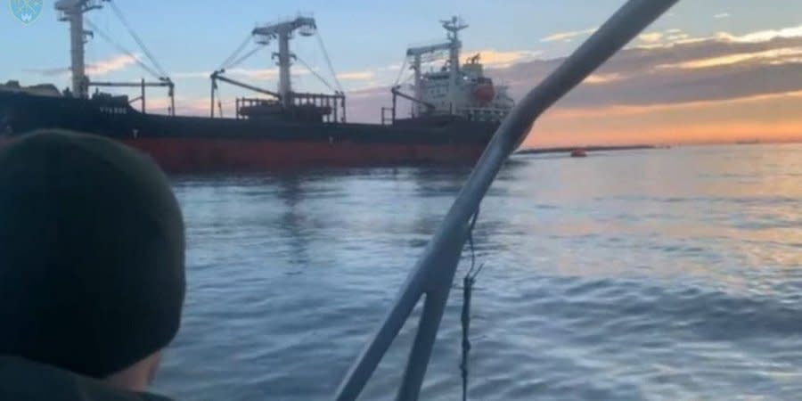 A Panamanian-flagged ship blew up in the Black Sea