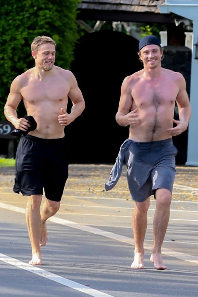 Charlie Hunnam and Garrett Hedlund