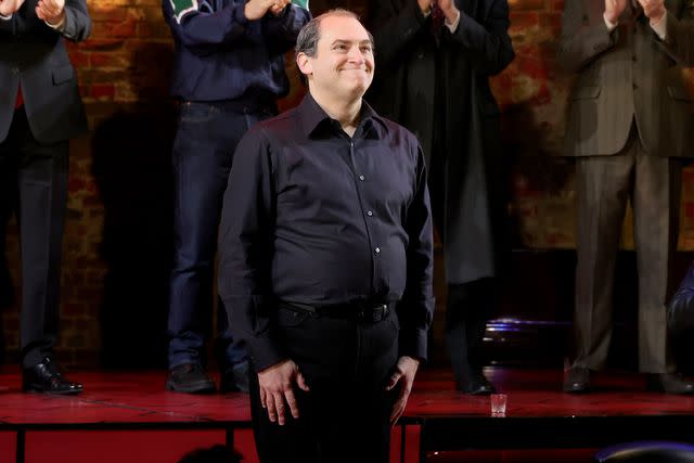 <p>Michael Loccisano/Getty Images</p> Michael Stuhlbarg during opening night of 'Patriots' on Broadway