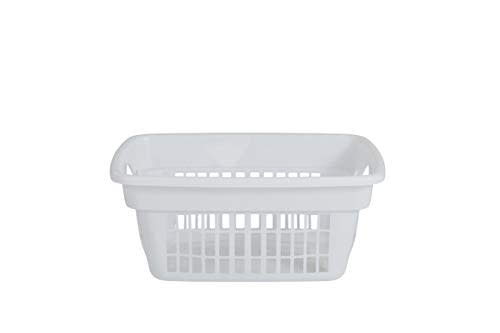 Rubbermaid Through-Handle Laundry Basket (FG287400WHT),White